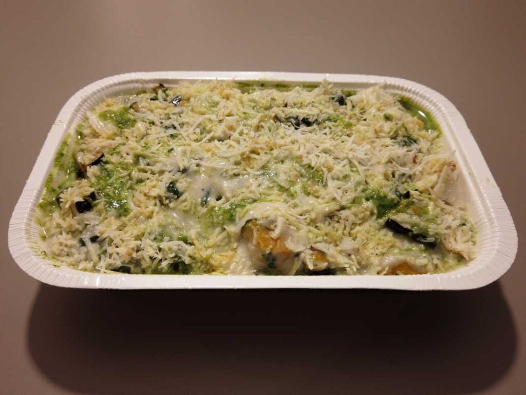 lasagne al verde , cime di rapa e zucca
