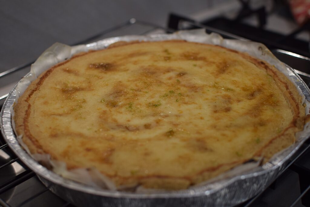 Käsekuchen appena sfornata