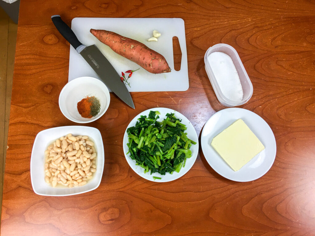Batata sandwich ingredienti
