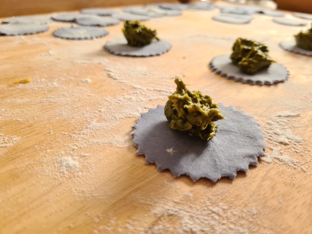 Ravioli viola